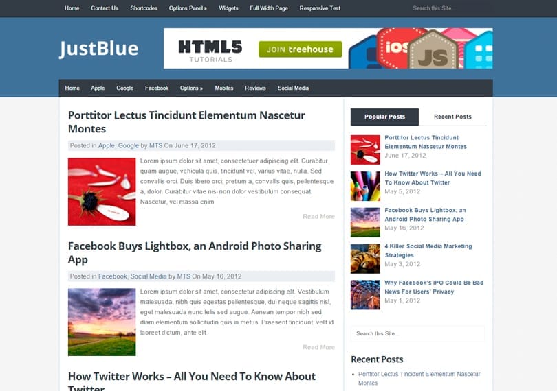 JustBlue-theme-wordpress